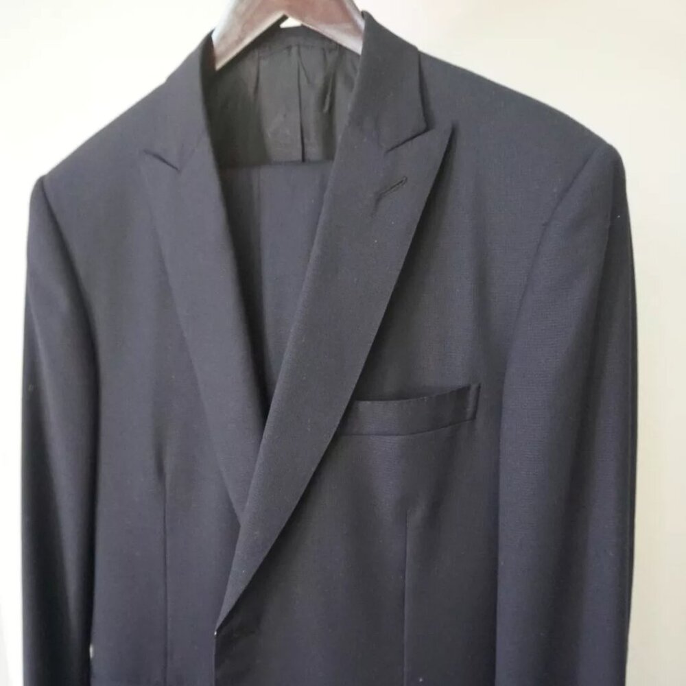 BRIONI BRACCIANO/THETA SUPER 150’s Two-Piece Suit 44L / 36” Peak Lapel EXCELLENT